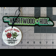 Load image into Gallery viewer, Color Printed Acrylic Ornament - Deep In Christmas Spirit - Matte White Acrylic