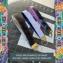 Load image into Gallery viewer, NEW 3/4" Two-Tone Wrist Buddy - A Heartwood + Hide Acrylic Template