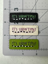 Load image into Gallery viewer, "It's Showtime!" Color Printed Cork Tags 6-Pack