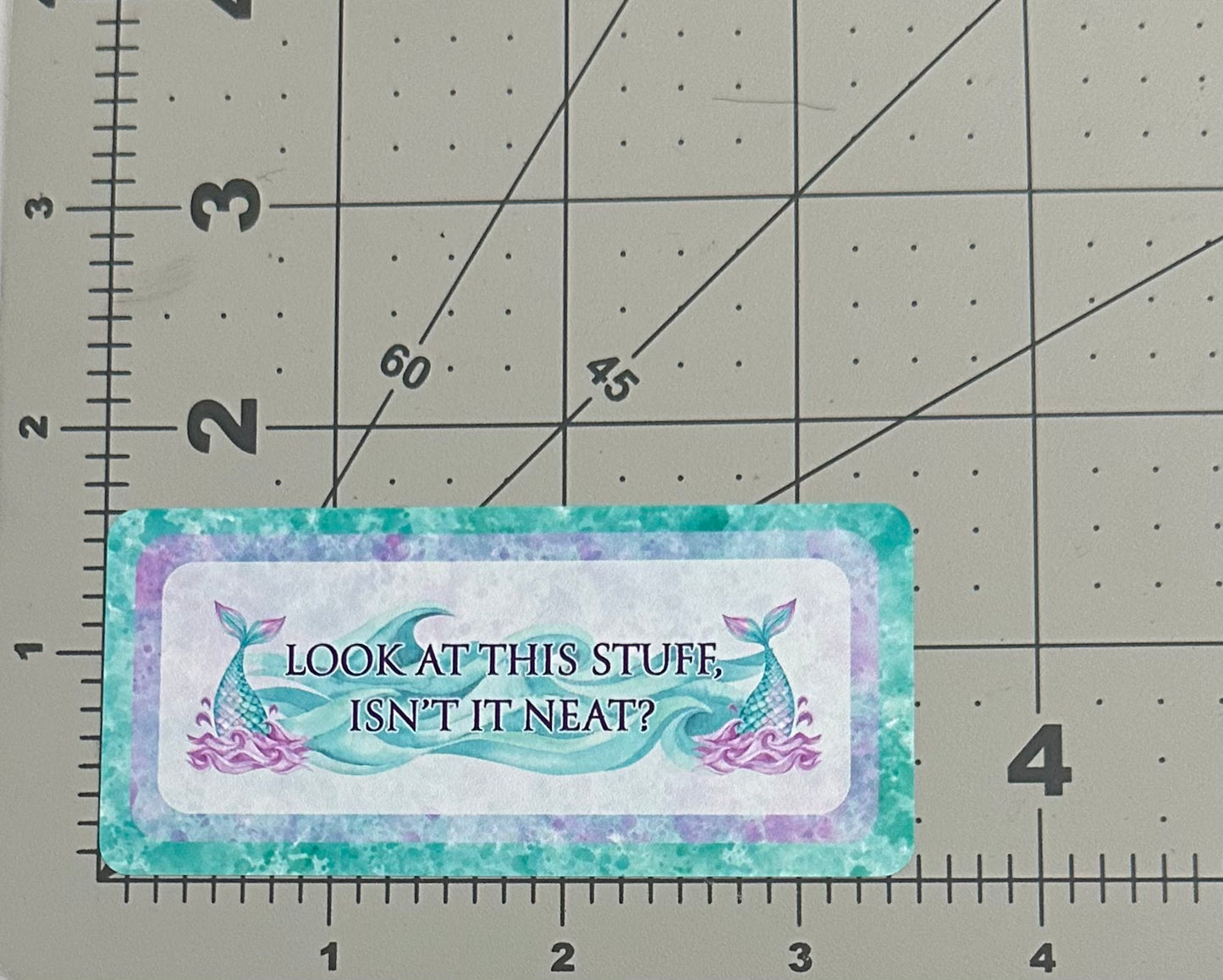 "Look At This Stuff" - Repositionable Vinyl Decal (Sticker)