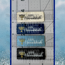 Load image into Gallery viewer, "Happy Hanukkah" 6-Pack Color Printed Cork Tags