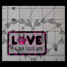 Load image into Gallery viewer, "Four Legged Word" - Repositionable Vinyl Decal (Sticker)
