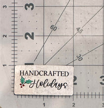 Load image into Gallery viewer, "Handcrafted Holidays" Color Printed Cork Tags (6 Pack)