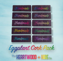 Load image into Gallery viewer, "Handmade" Radiant Gradient - Eggplant Cork (10 Pack)