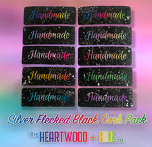 Load image into Gallery viewer, "Handmade" Radiant Gradient - Silver Fleck Cork (10 Pack)