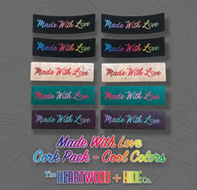 Load image into Gallery viewer, "Made With Love" Radiant Gradient- Cork (10 Pack)