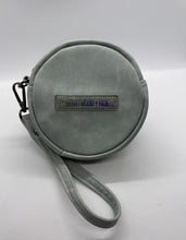 Load image into Gallery viewer, Handmade Wristlet - Sea Salt Faux Suede