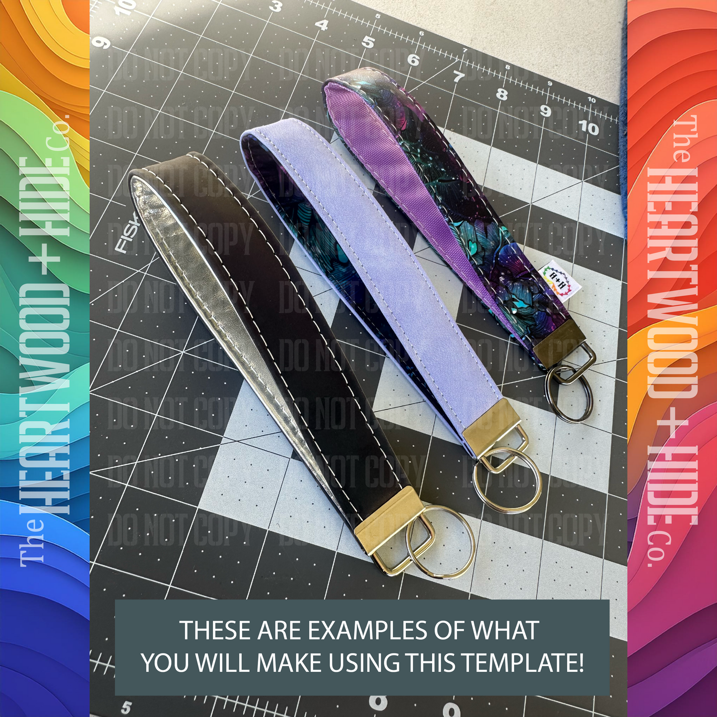 The 1" Two-Tone Wrist Buddy - A Heartwood + Hide Acrylic Template