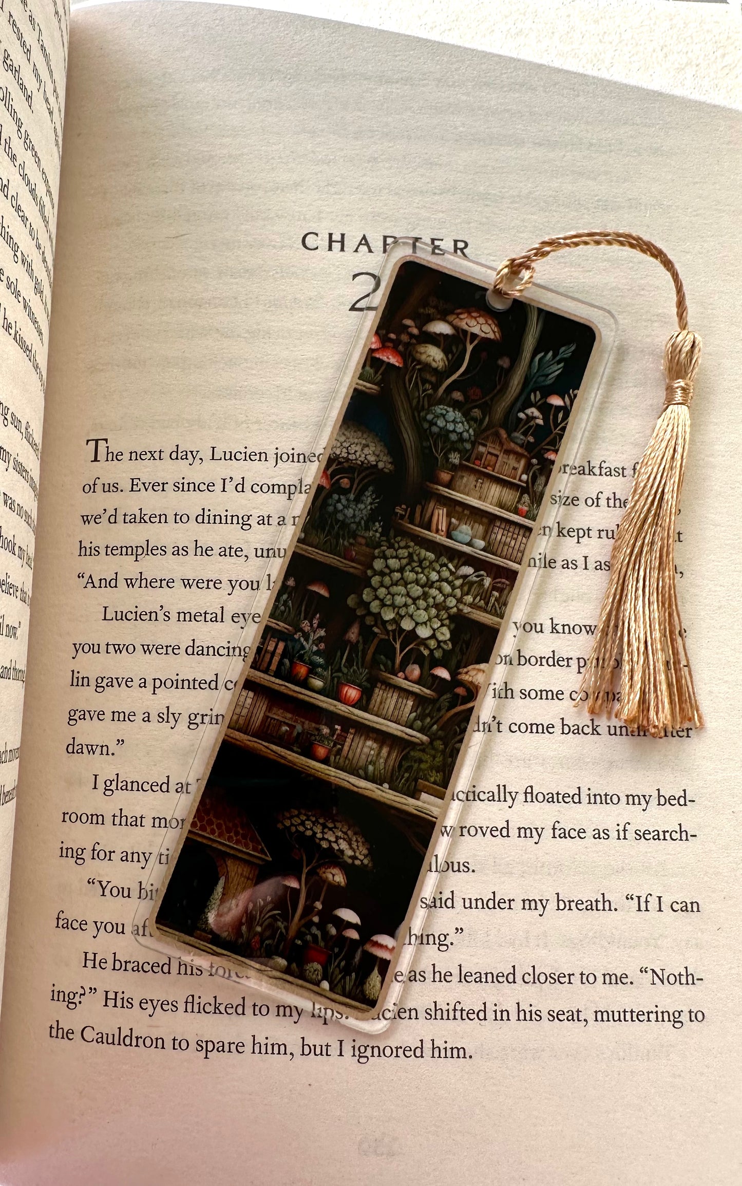 Color Printed 1/16" Acrylic Bookmark - Sprite Shelves