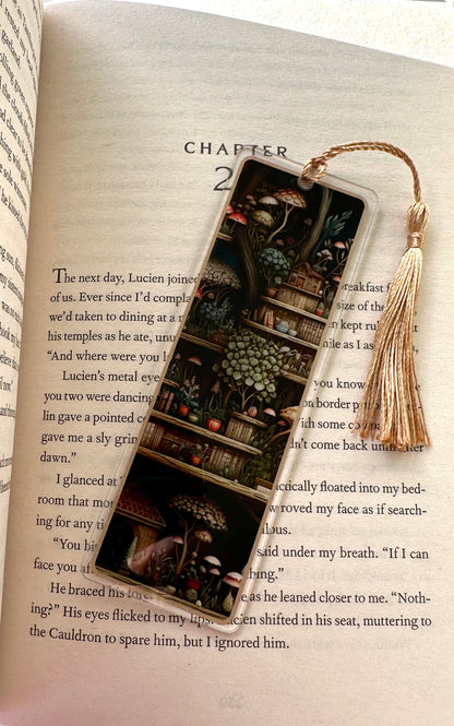 Color Printed 1/16" Acrylic Bookmark - Sprite Shelves