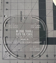 Load image into Gallery viewer, No More Trouble With The Curve - 1/4" SA Cutouts -  A Heartwood + Hide Acrylic Template
