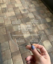 Load image into Gallery viewer, No More Trouble With The Curve - 1/4" SA Cutouts -  A Heartwood + Hide Acrylic Template
