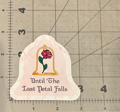 "Last Petal Falls" - Repositionable Vinyl Decal (Sticker)