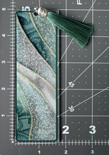 Load image into Gallery viewer, Color Printed 1/16&quot; Acrylic Bookmark - Jade Shimmer Agate
