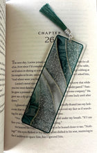 Load image into Gallery viewer, Color Printed 1/16&quot; Acrylic Bookmark - Jade Shimmer Agate
