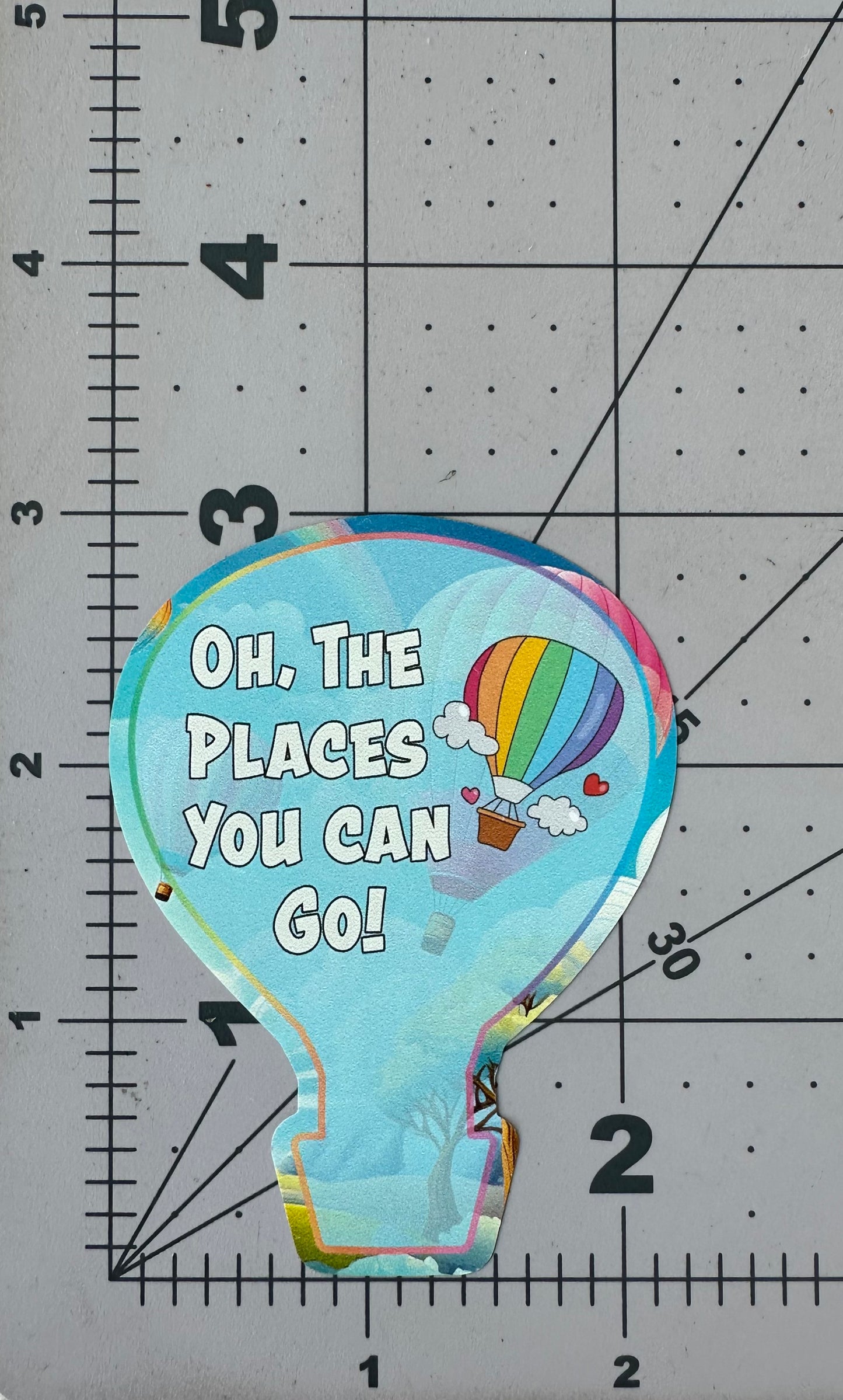 "Going Places" - Repositionable Vinyl Decal (Sticker) [TL May]