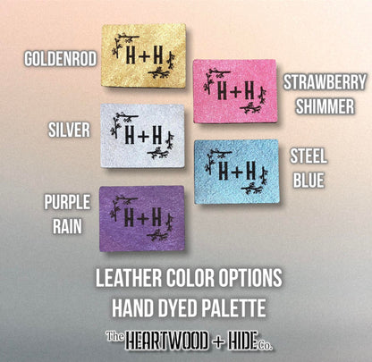 Custom Engraved Leather Bag Tags