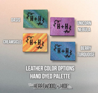 Custom Engraved Leather Bag Tags