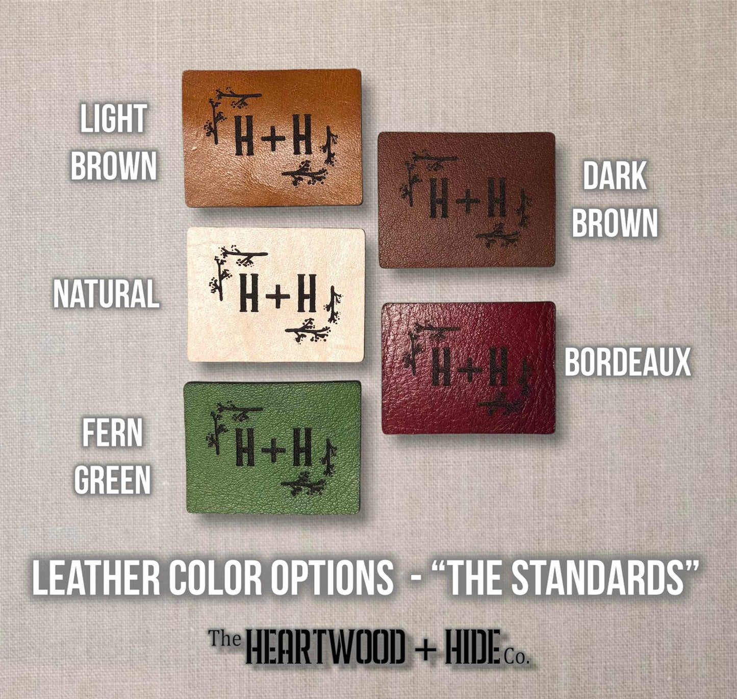 Custom Engraved Leather Bag Tags