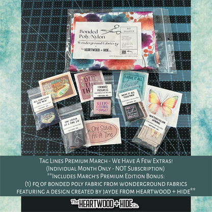 March 2026 Tag Lines - Individual Tag Lines Premium Package