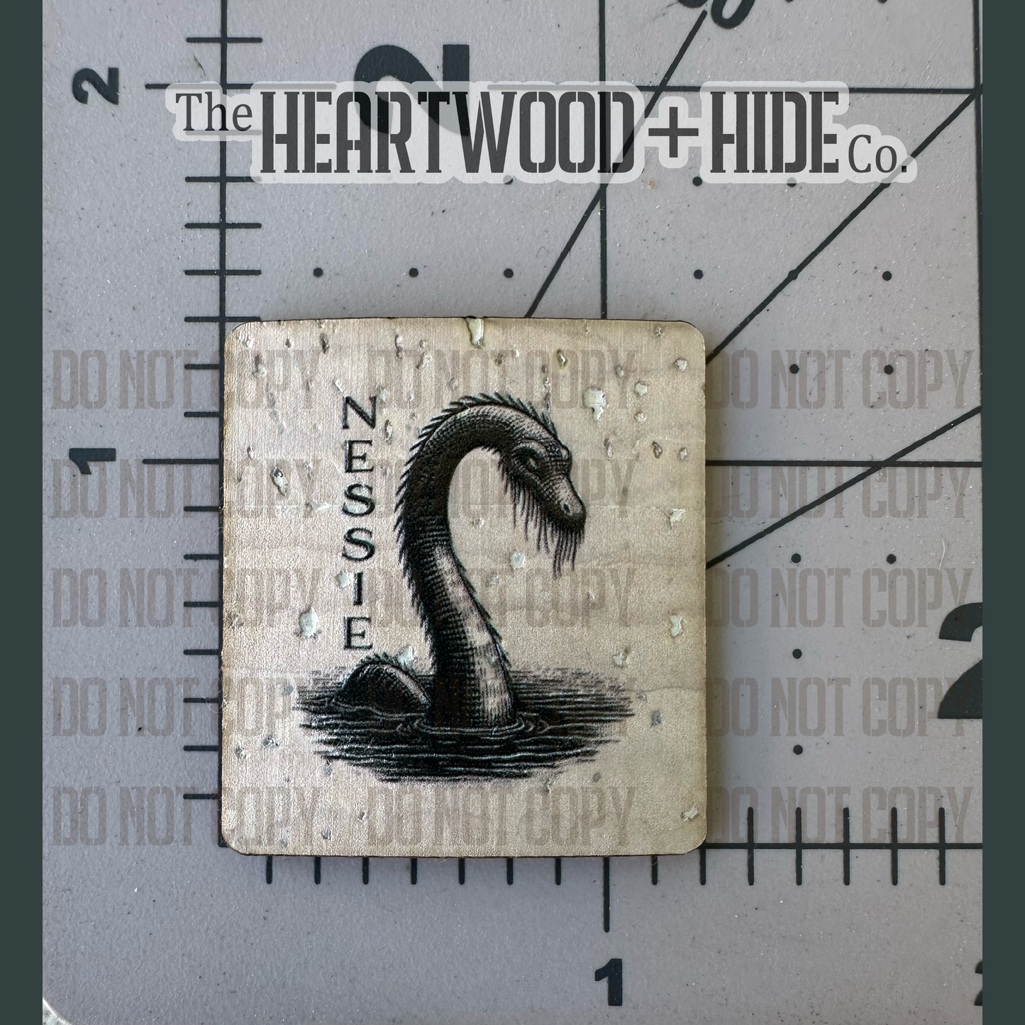 "Cryptid Cuties" 3-pack - Color Printed Cork Tags