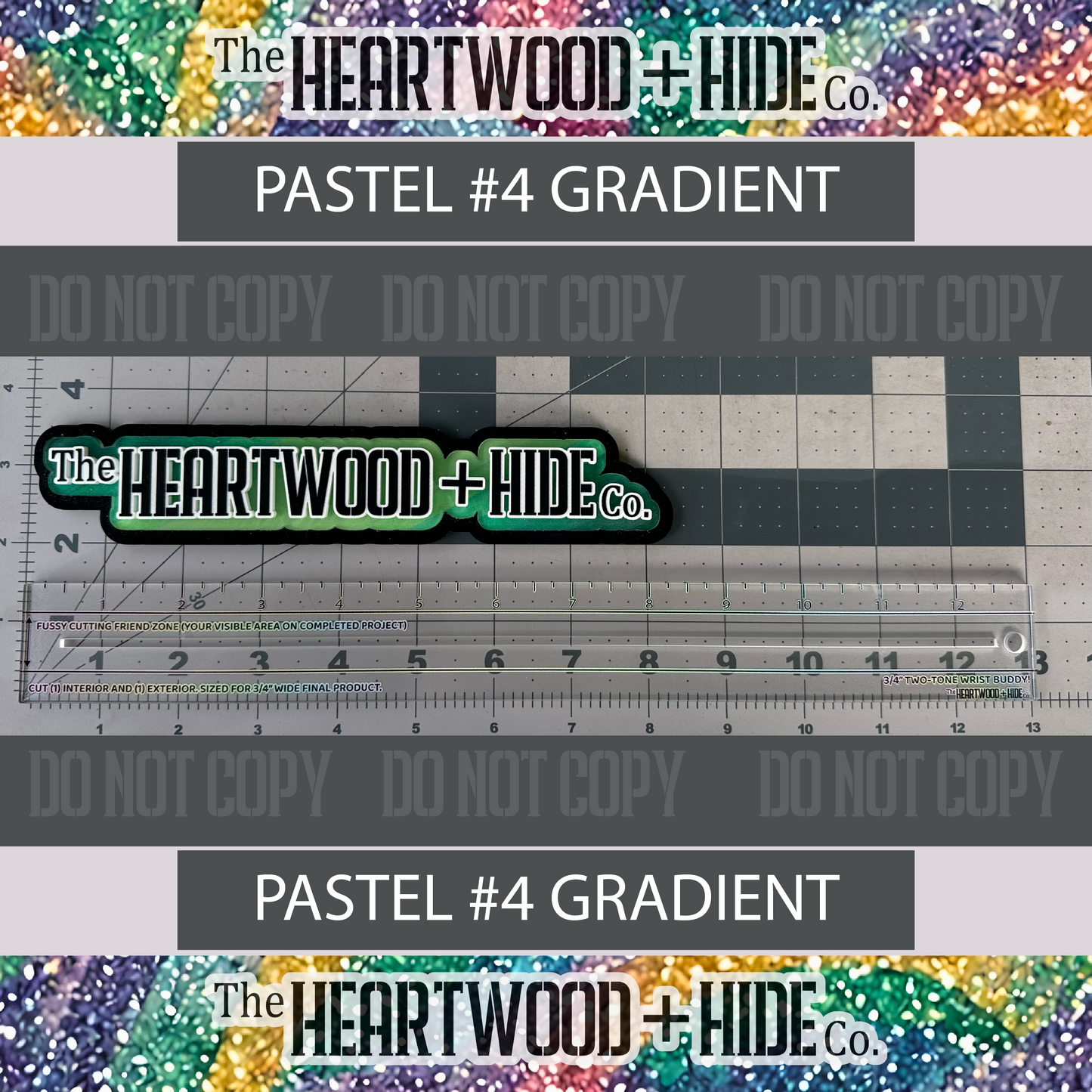 NEW 3/4" Two-Tone Wrist Buddy - A Heartwood + Hide Acrylic Template