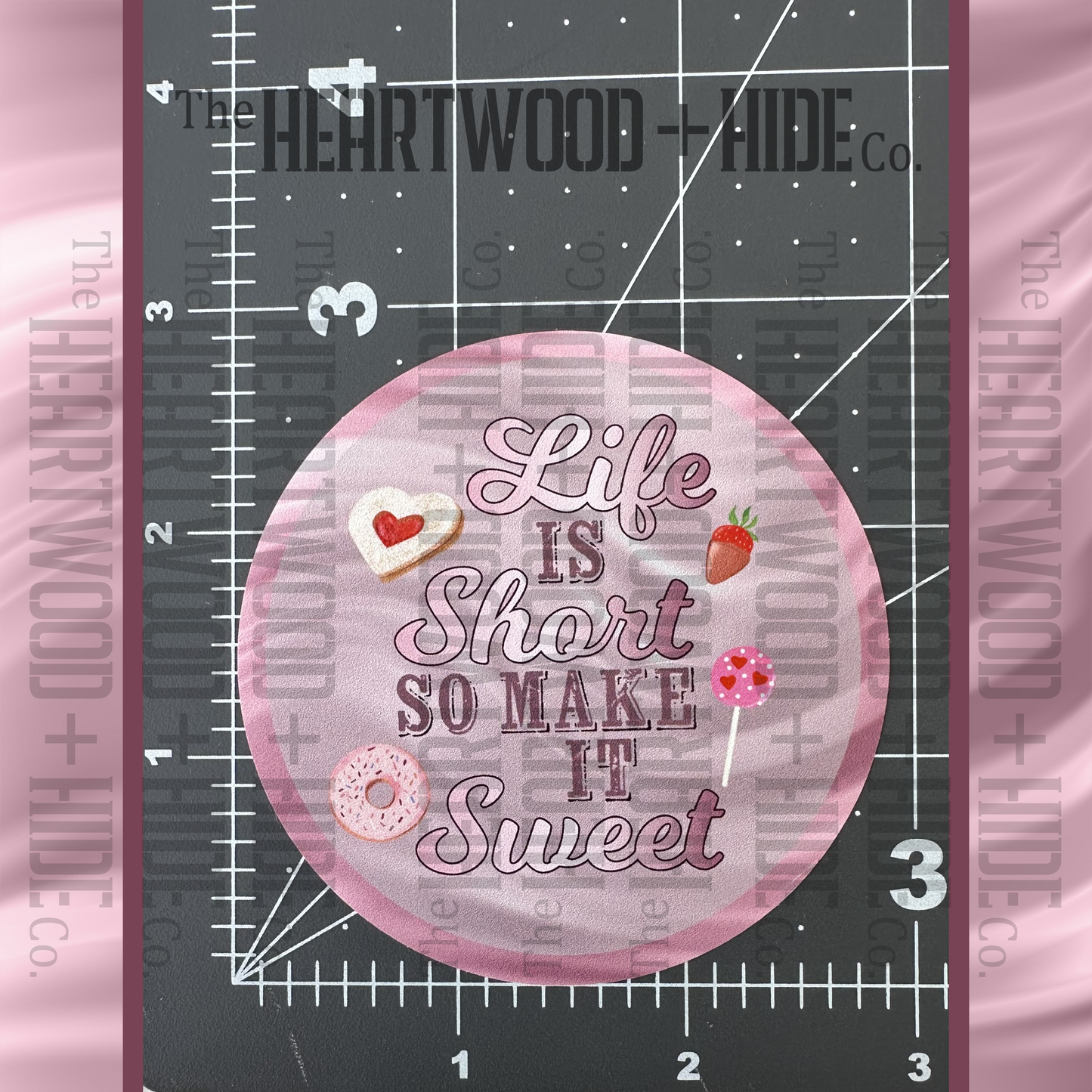 "Make It Sweet" - Repositionable Vinyl Decal (Sticker)