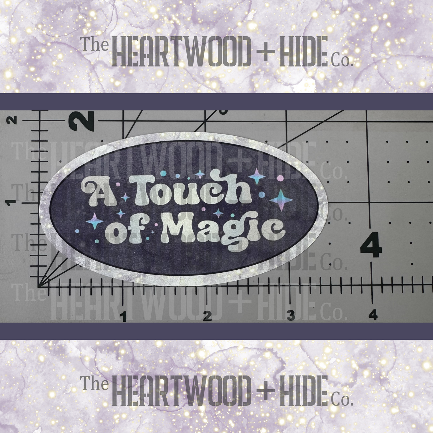 "Touch of Magic" - Repositionable Vinyl Decal (Sticker)
