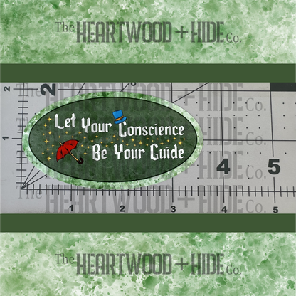 "Be Your Guide" - Repositionable Vinyl Decal (Sticker)