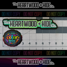 Load image into Gallery viewer, "A Little Color Helps" - Repositionable Vinyl Decal (Sticker) [TL '26 February]
