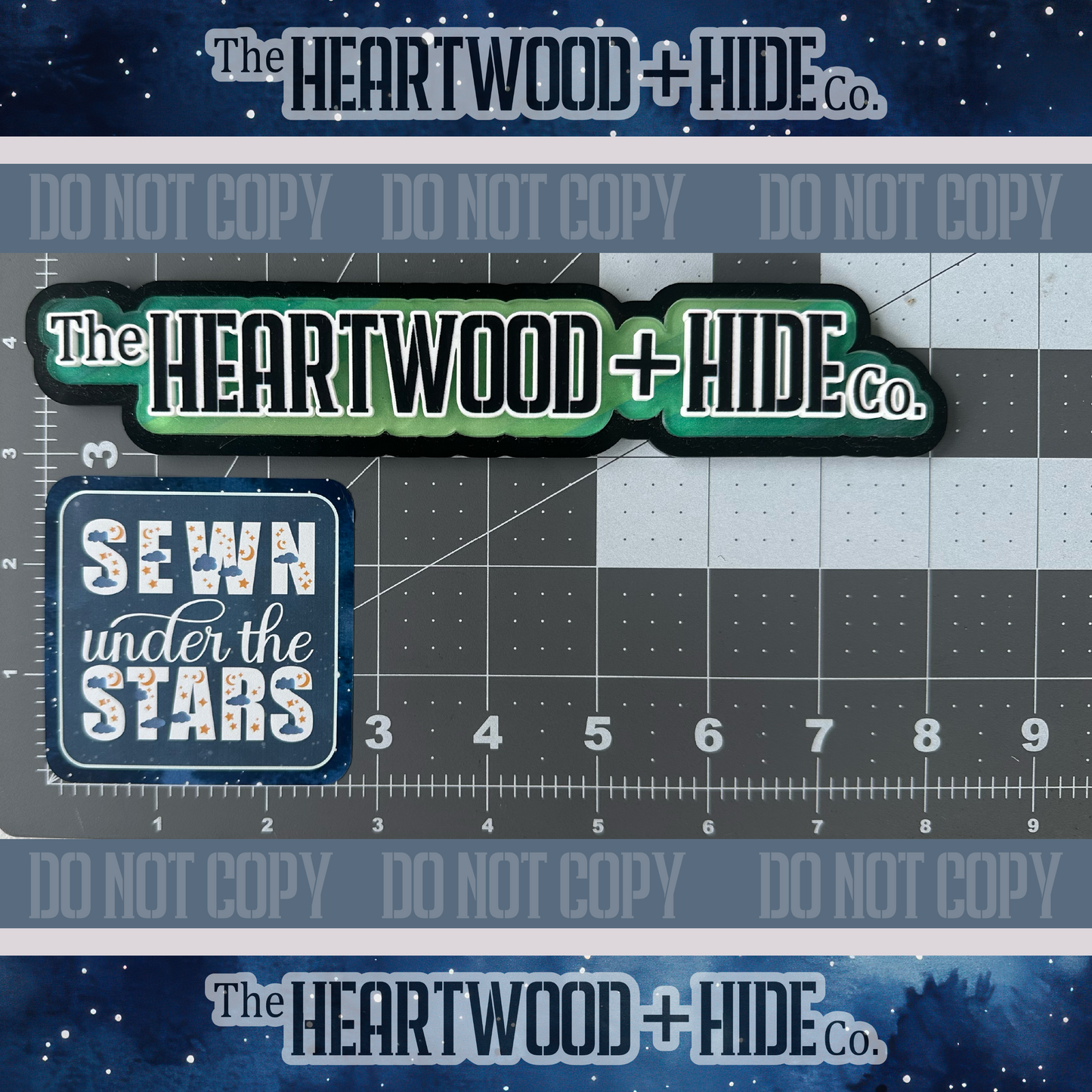 "Sewn Under The Stars" - Repositionable Vinyl Decal (Sticker) [TL '25 October]