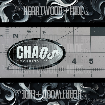 "Chaos Coordinator" - Repositionable Vinyl Decal (Sticker) [TL June]