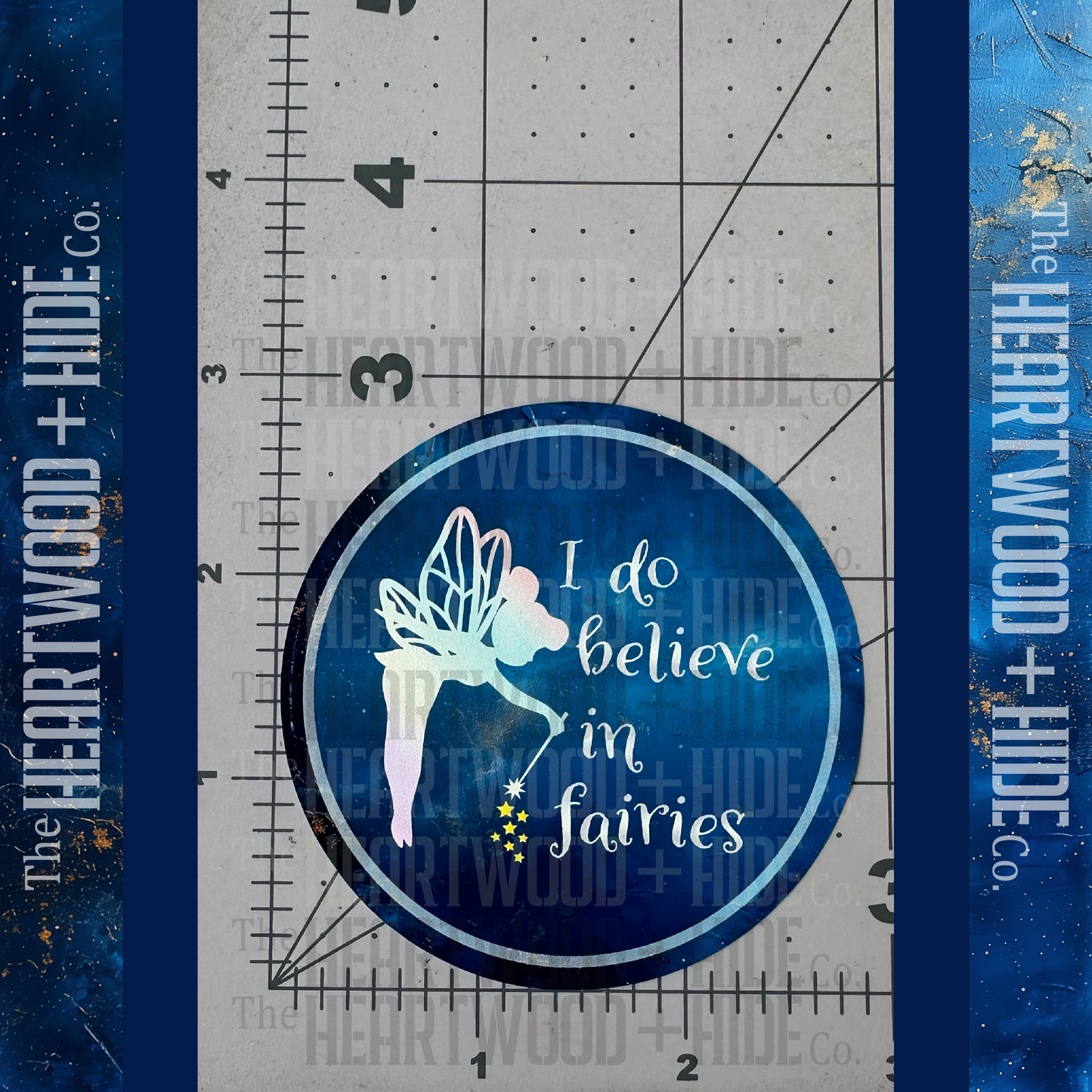 "Believe In Fairies" - Repositionable Vinyl Decal (Sticker) [TL July]