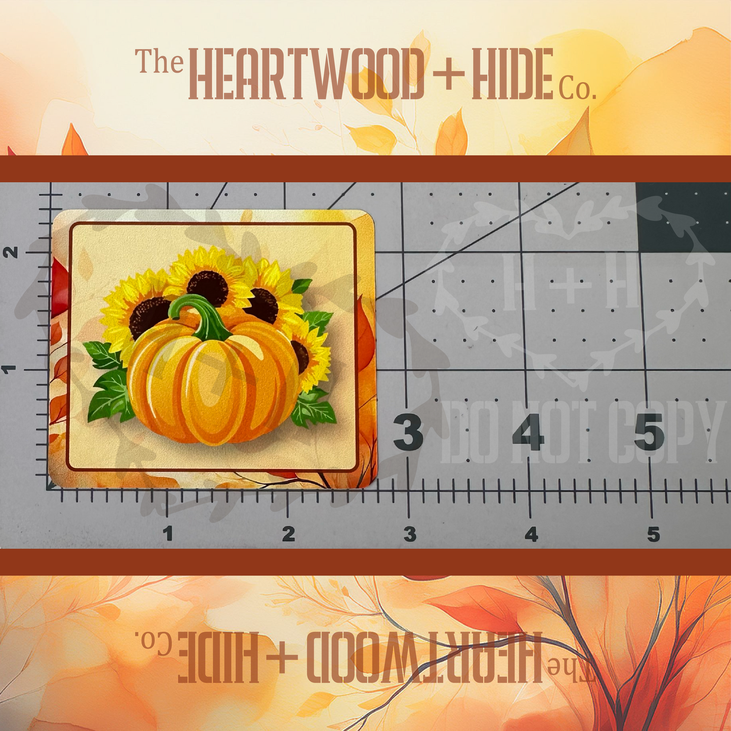 "Fall Into Autumn" - Repositionable Vinyl Decal (Sticker) [TL October]