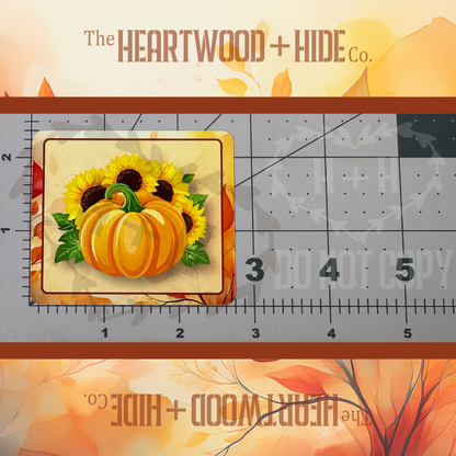 "Fall Into Autumn" - Repositionable Vinyl Decal (Sticker) [TL October]