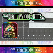 Load image into Gallery viewer, &quot;Little Ray Of Sarcastic Sunshine&quot; - Repositionable Vinyl Decal (Sticker) [TL &#39;25 October]
