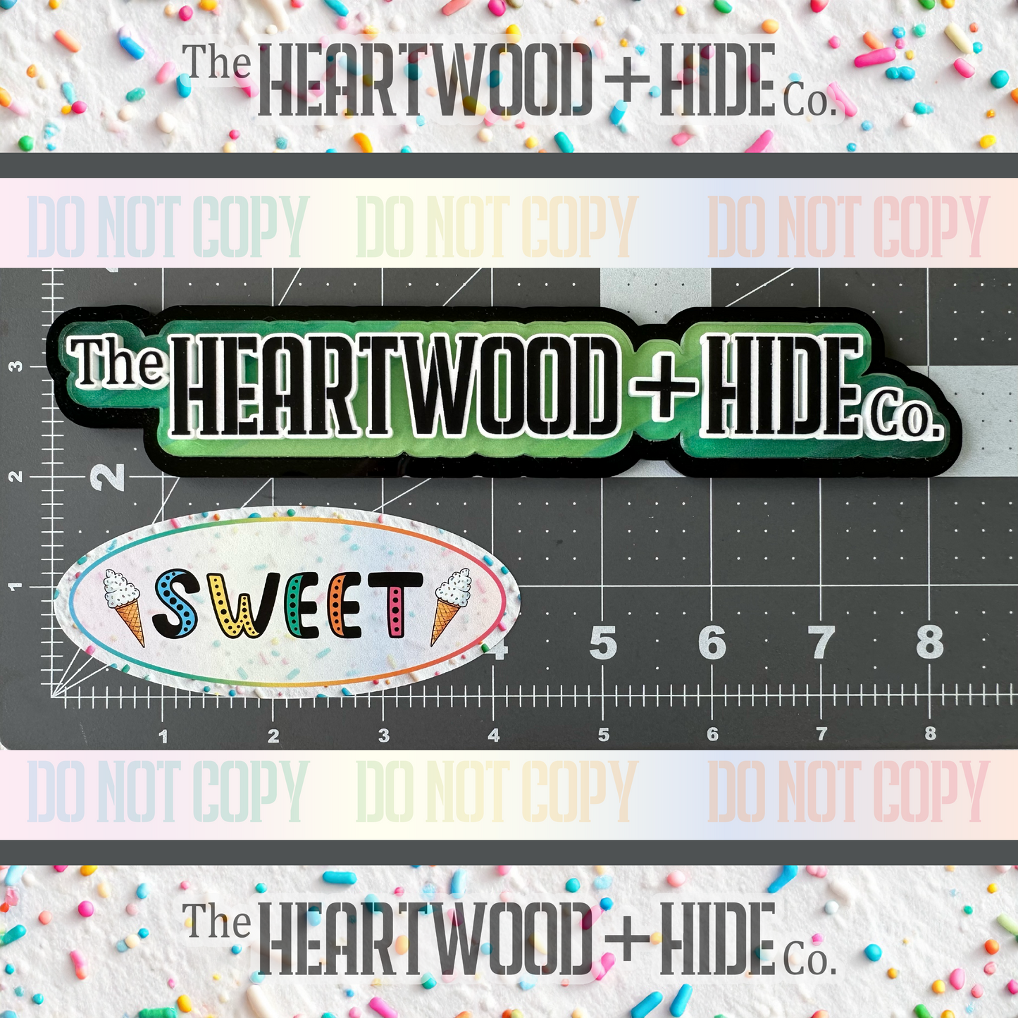 "Sweet Shop" - Repositionable Vinyl Decal (Sticker) [TL '25 July]