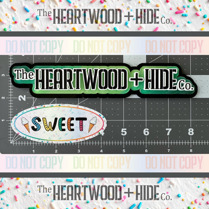 "Sweet Shop" - Repositionable Vinyl Decal (Sticker) [TL '25 July]