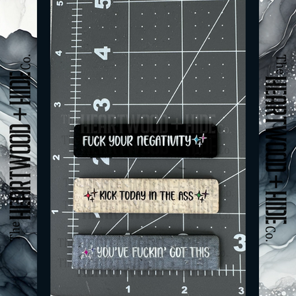 "Sass-firmations Vol. 1" - Color Printed Cork Tags 6-Pack