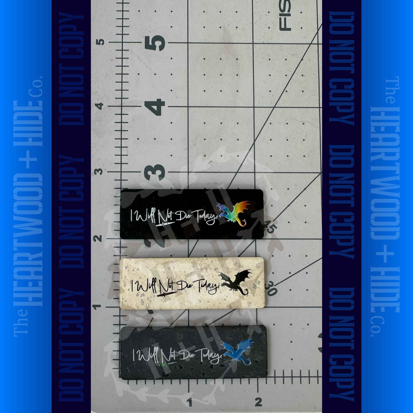 "Will Not Die" 6-pack - Color Printed Cork Tags