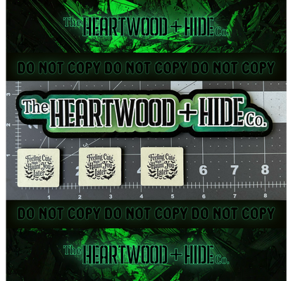 "Haunt You Later" 3-Pack - Color Printed Glow-In-The-Dark Luxe Faux Leather Tags