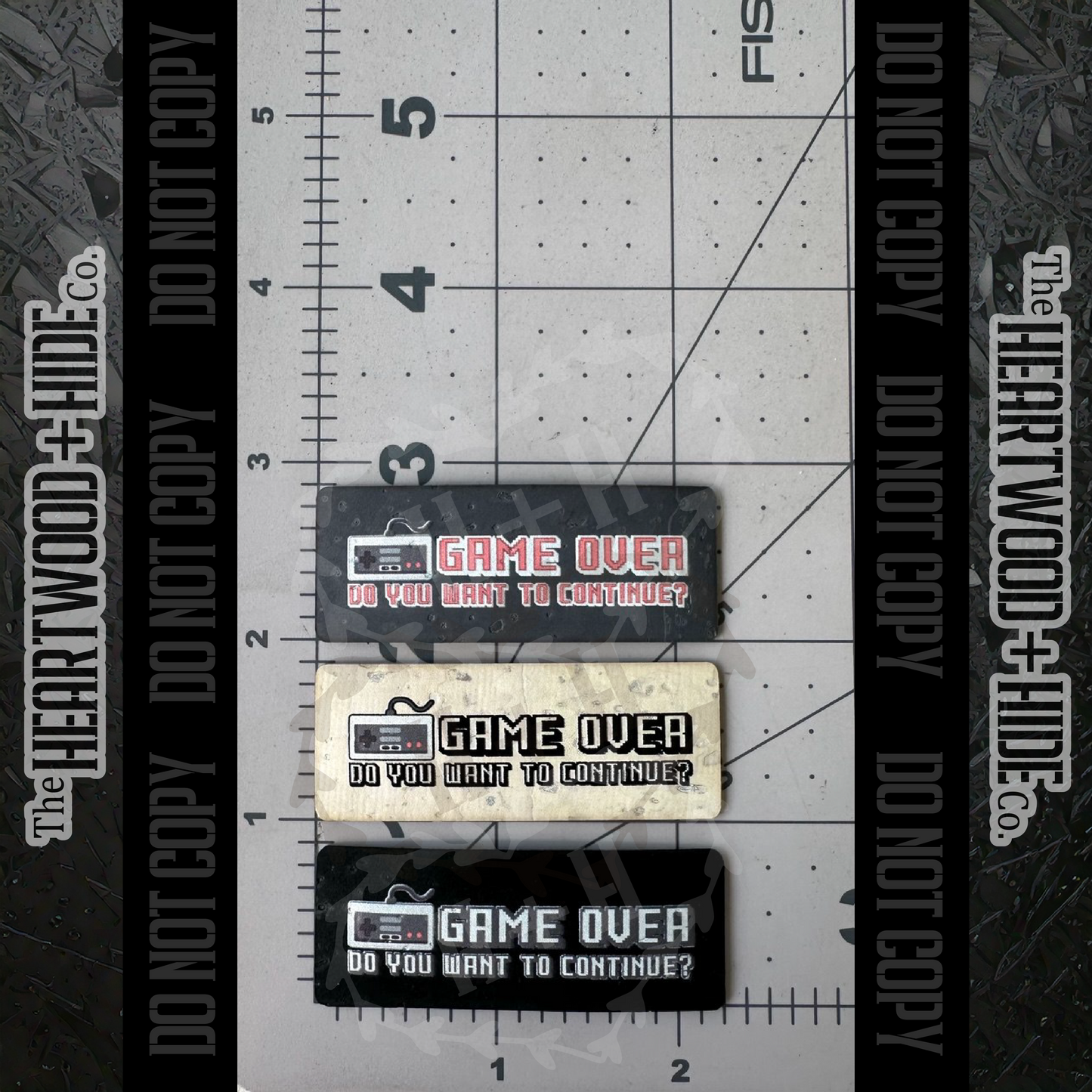 "Game Over" 6-Pack - LIMITED RELEASE Color Printed Cork Tags [TL April 2 of 5]