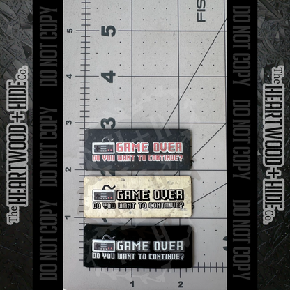 "Game Over" 6-Pack - LIMITED RELEASE Color Printed Cork Tags [TL April 2 of 5]