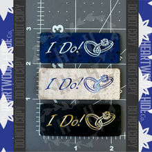 Load image into Gallery viewer, &quot;I Do!&quot; 3-pack - Color Printed Cork Tags
