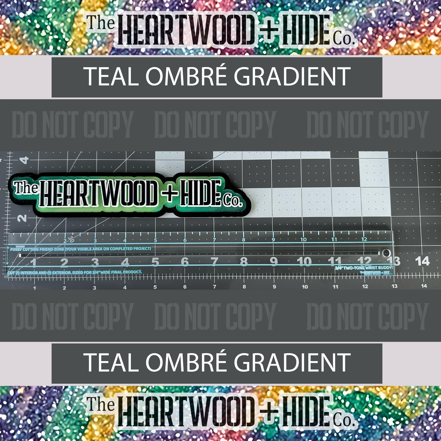 NEW 3/4" Two-Tone Wrist Buddy - A Heartwood + Hide Acrylic Template
