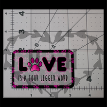 Load image into Gallery viewer, &quot;Four Legged Word&quot; - Repositionable Vinyl Decal (Sticker)
