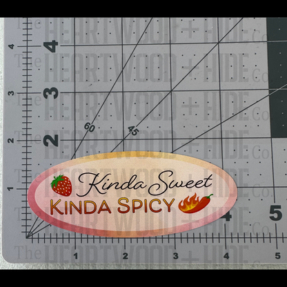 "Sweet 'N Spicy" - Repositionable Vinyl Decal (Sticker)
