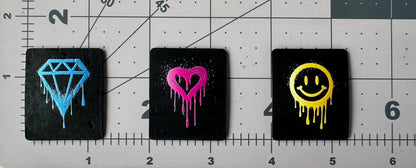 "Spray Paint Sentiments Vol.1" 3-pack - Color Printed Cork Tags