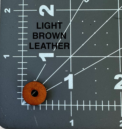 1/2" Leather Washer 30-Pack