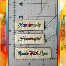 Load image into Gallery viewer, &quot;Make . Craft . L💕ve&quot; Color Printed Rainbow On Rustic White Cork 6-Pack
